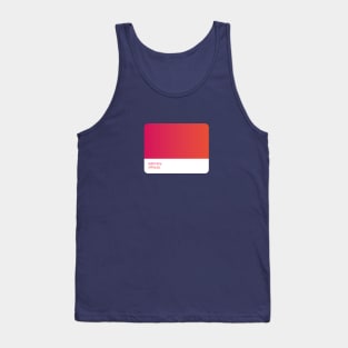 Pantone palette gradient Pink Tank Top